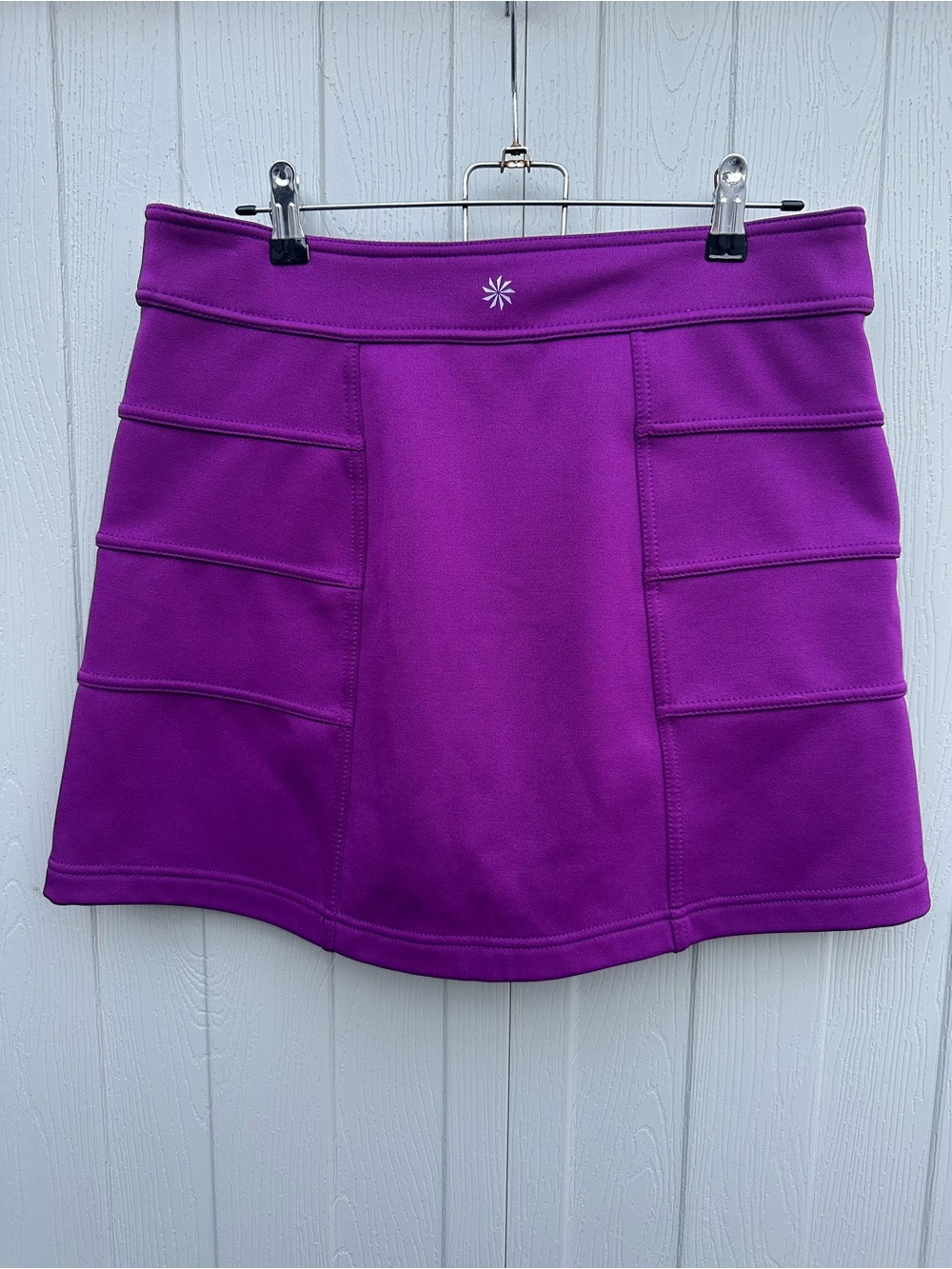 Athleta Purple Skater Tennis Skirt with Panel Stitching Size M